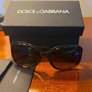 Dolce & Gabbana tortoise shell sunglasses